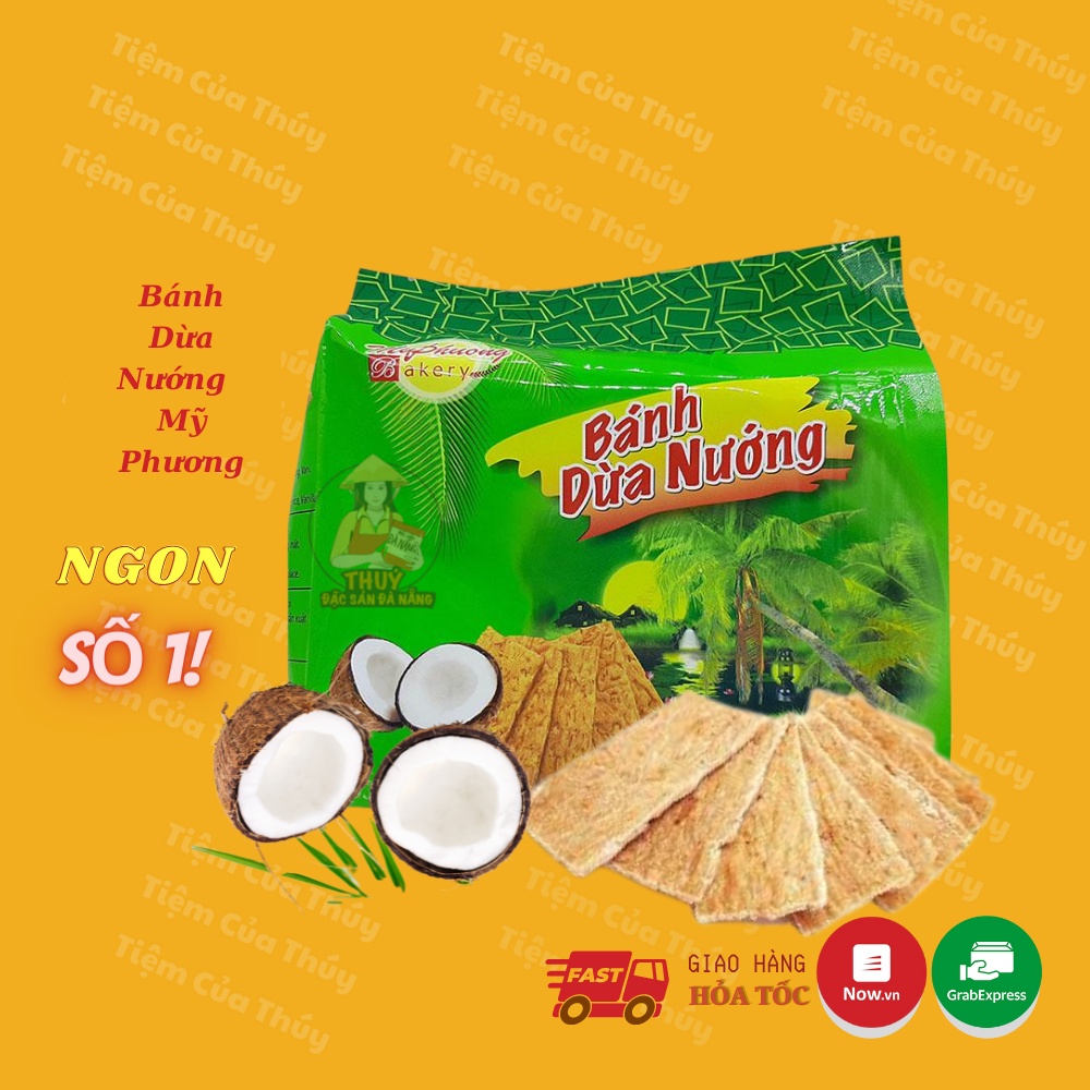 [Combo 10gói] Bánh Dừa Nướng đặc sản Quảng Nam Đà Nẵng thơm ngon béo giòn - sp bán chạy số 1