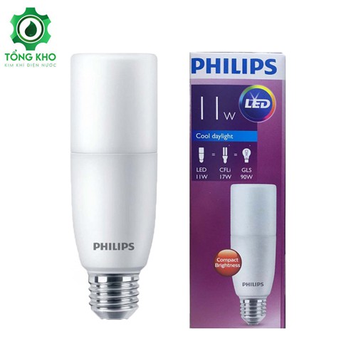 Bóng đèn led Philips Stick E27 - Kích thước nhỏ gọn, thay thế bóng compact - Tổng kho kim khí điện nước