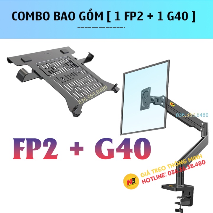 Giá Đỡ , Kẹp Latop - Máy Tính Bảng 10 -17 Inch / Kẹp Thành Bàn - Chính Hãng NorthBayou