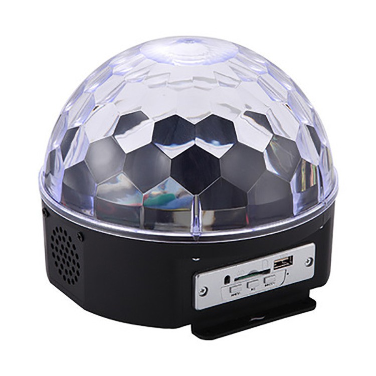 Đèn theo nhạc xoay 7 màu cảm biến nhạc kiêm loa bluetooth đèn Led kèm remote nghe nhạc cực đẹp, sáng mạnh