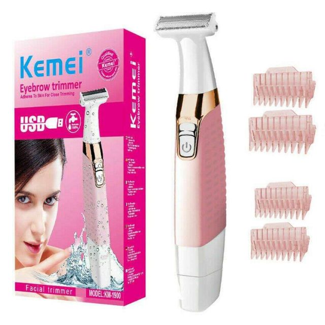 Máy cạo lông, cạo râu Kemei KM-1900