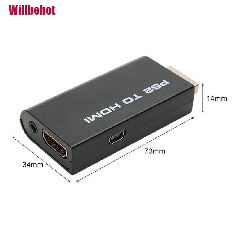 [Willbehot] Hdv-G300 Ps2 To Hdmi 480I/480P/576I Audio Video Converter Adapter For Psx Ps4 [Hot]