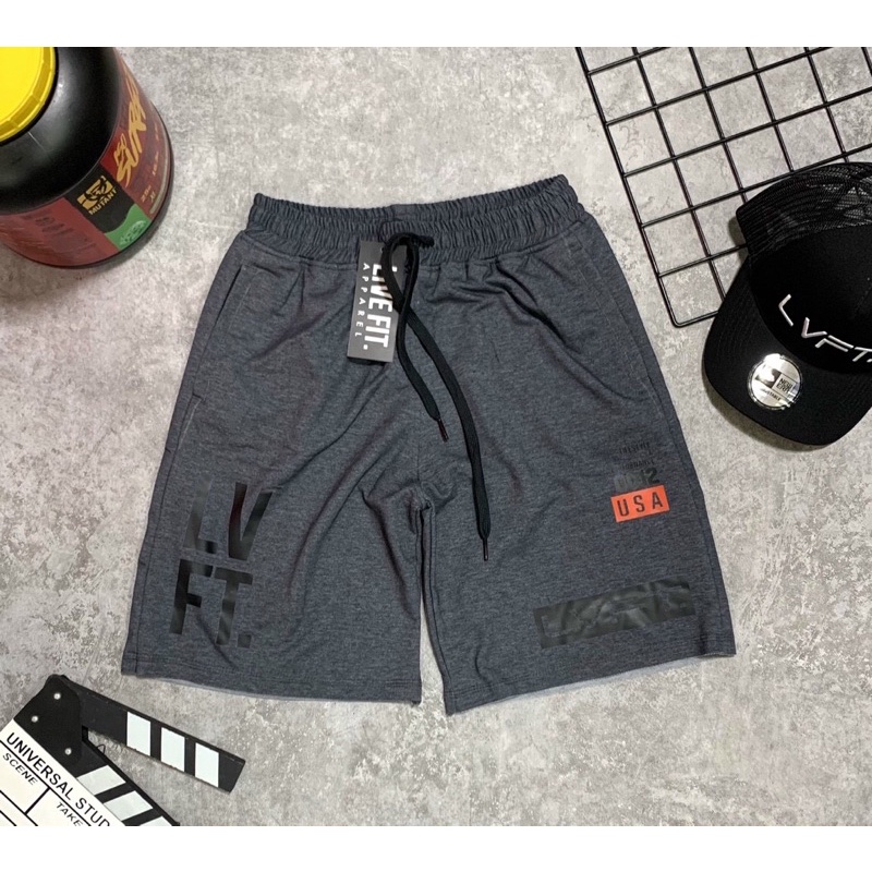 [SALE SỐC] quần short gym nam LIVEFIT,quần đùi nam cực chât.