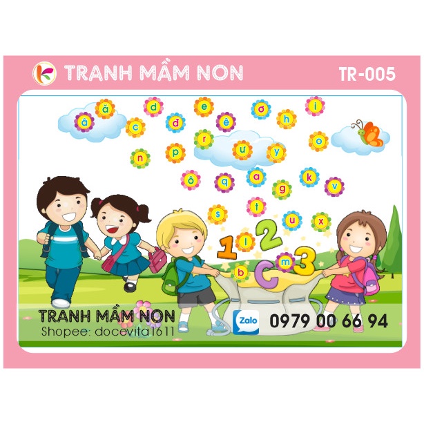 Decal TRANG TRÍ LỚP HỌC TR-005