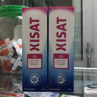 ✅Xịt mũi nước biển sâu Xisat trẻ em