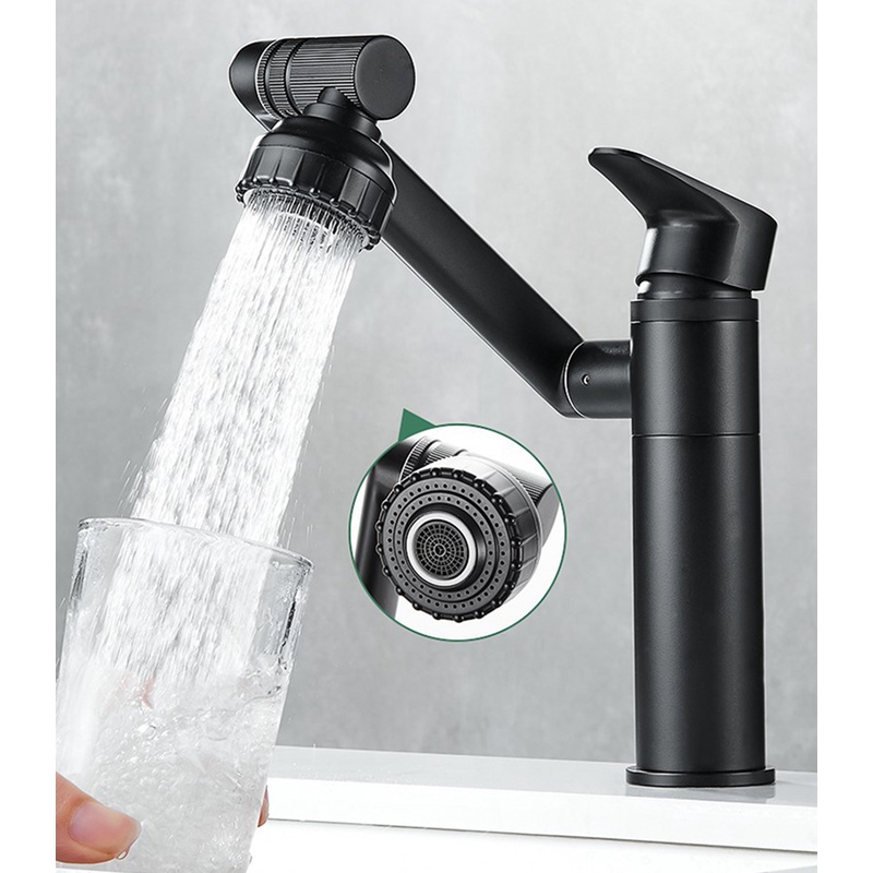 Đầu vòi nước nóng lạnh OSSAYI chống văng tiện lợi cho bồn rửa chén