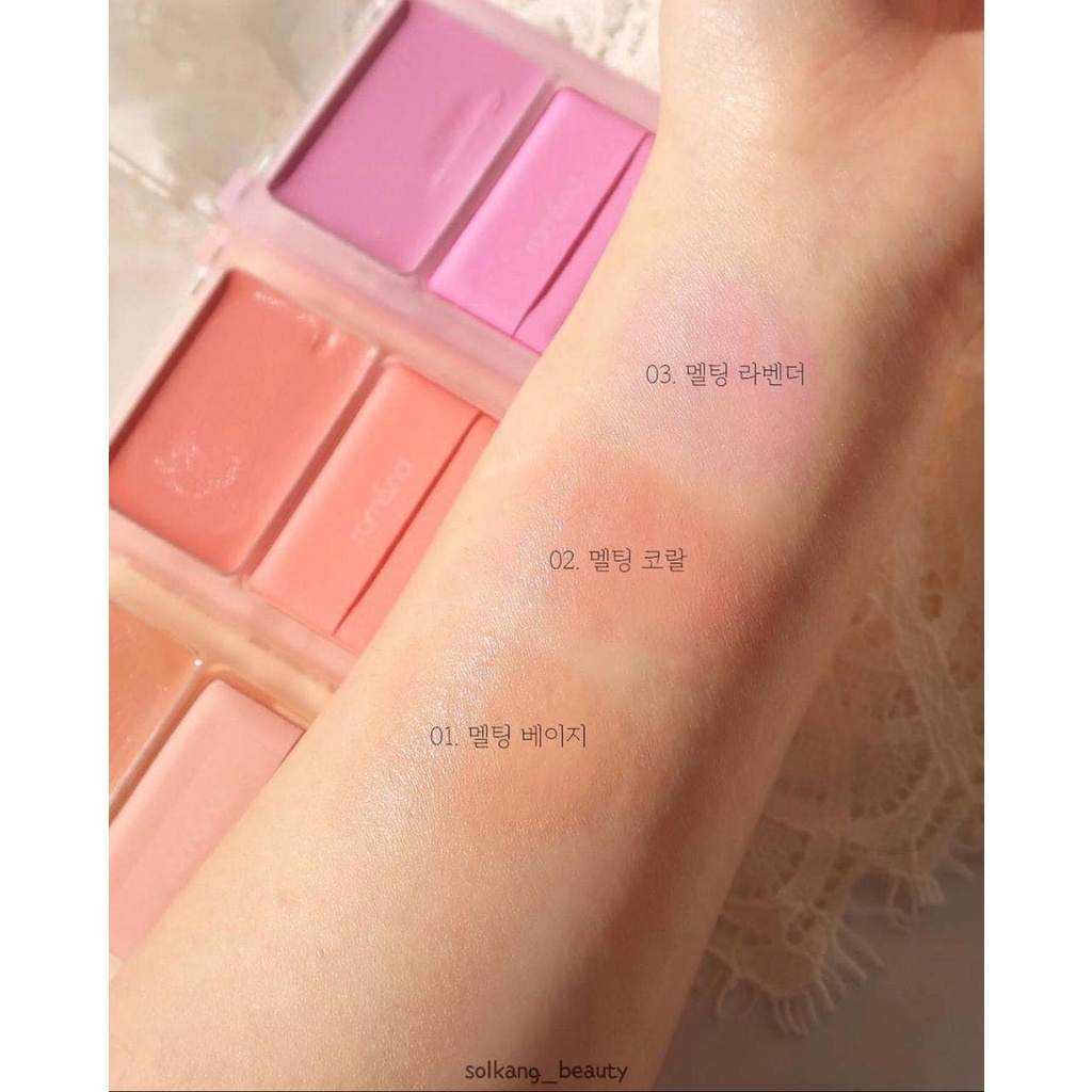 [HANBOK PROJECT] Má Hồng Dạng Kem Mềm Mịn, Lâu Trôi Romand See-Through Melting Cheek 3.5g