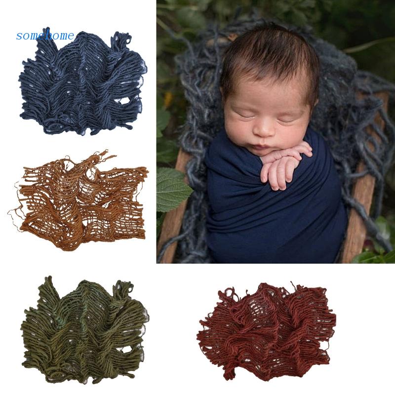 Chăn Dệt Kim Dùng Làm Đạo Cụ Chụp Ảnh Em Bé Sơ Sinh