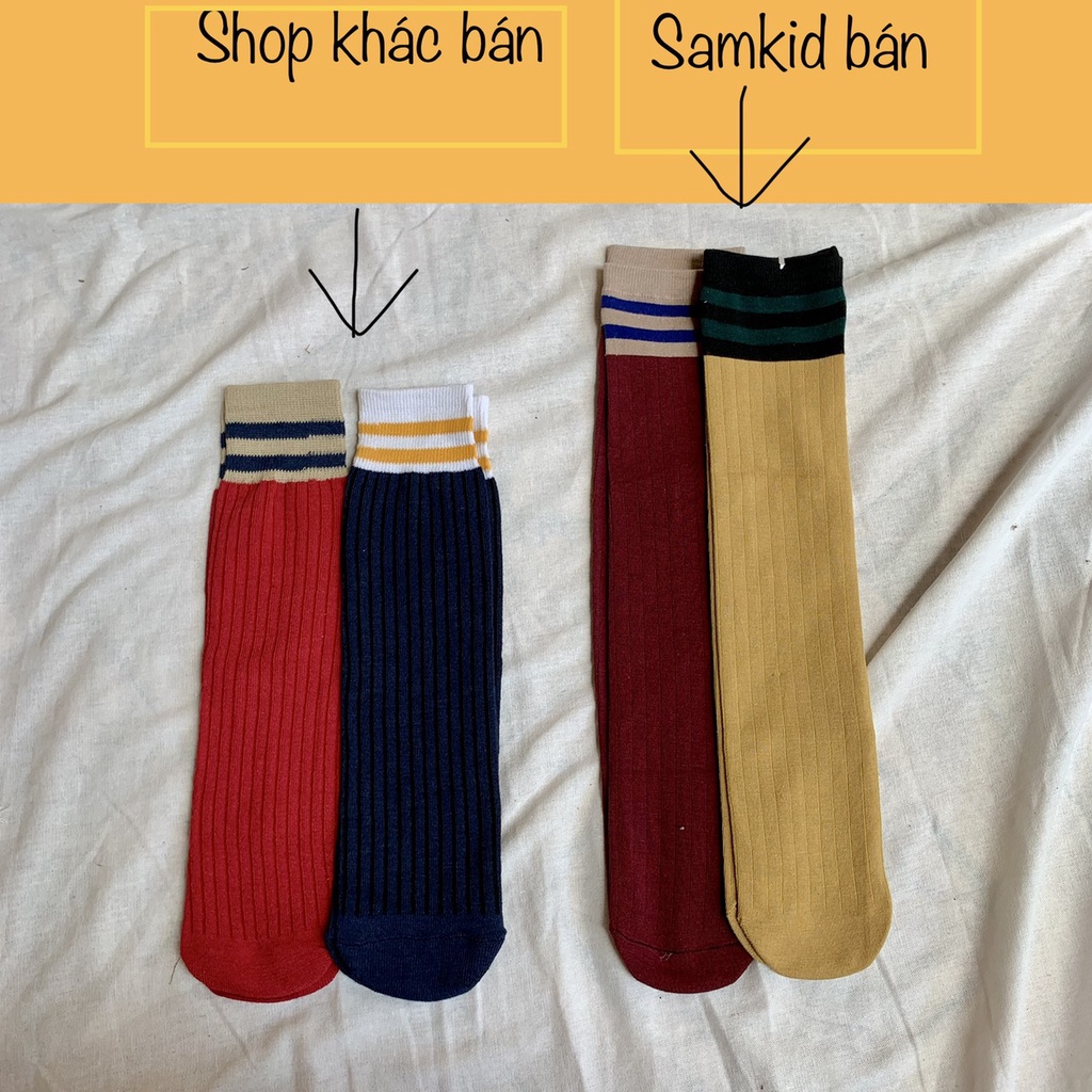 HOT combo 3 Tất Hàn Quốc cho bé 3-8 tuổi