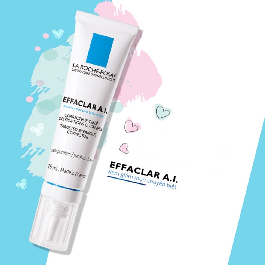 Kem Chấm Mụn Chuyên Biệt La Roche-Posay Effaclar A.I. Targeted Breakout Corrector 15ml
