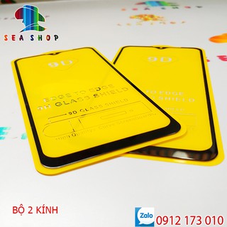 Bộ 2 Kính cường lực OPPO A1K Full màn hình / Dán full màn OPPO A1K Plus - SEASHOP