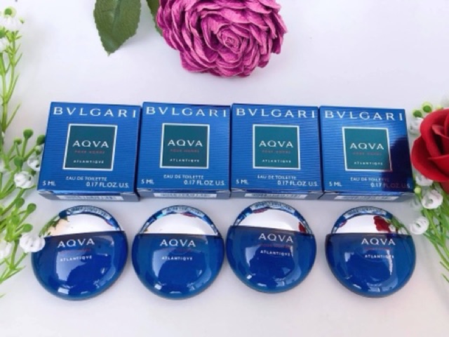 Nước hoa mini Nam Bvlgari Aqva Pour Homme Atlantique 5ml