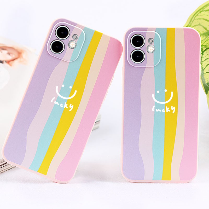 Ốp lưng JURSUE mềm hình cặp đôi dễ thương đẹp cho iPhone 13 12 11 Pro Max SE 2020 X XR XS ip 8 7 6 6S Plus kute Y354