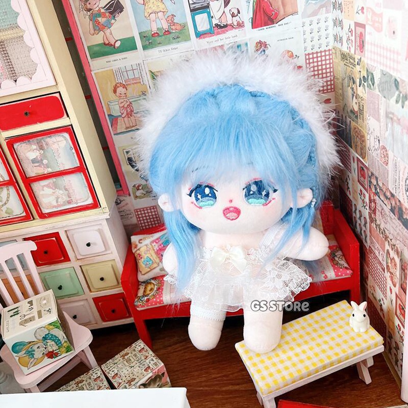 Đầm Công Chúa Phối Ren Cho Búp Bê 20cm