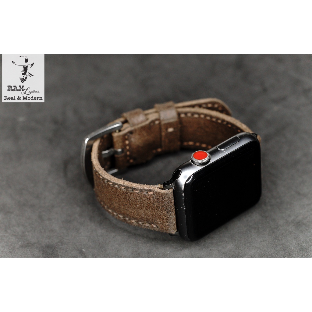 Dây Apple Watch , iWatch , iphone Watch da bò thật cao cấp RAM Leather Classic Vintage