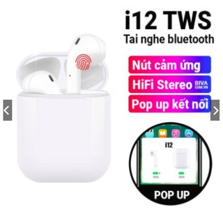 Tai Nghe Bluetooth i12 TWS 5.0 - CẢM ỨNG CHẠM