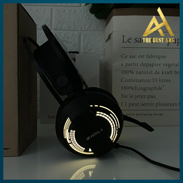 Tai Nghe Gaming Có Dây Headphone Chụp Tai ZIDLI ZH2S LED 7 Màu - Tai Nghe Nhạc Máy Vi TÍnh Laptop Game Thủ Có Micro