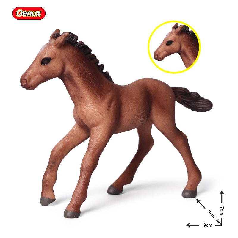 Children's simulation zoo model toy wild mini animal world eight horses horses horses horses horse racing horses