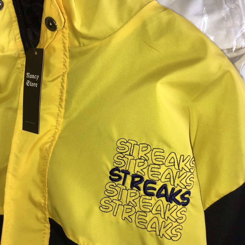 JACKER Dù STREAKS Vàng Pha Đen Hàng Unisex Đẹp - Kèm Ảnh Thật Video | BigBuy360 - bigbuy360.vn