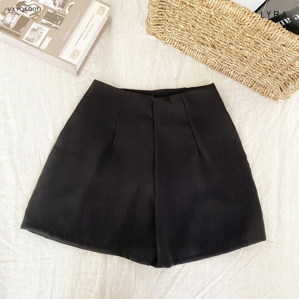 Chân váy chữ A xẻ tà nữ LYRA, giả váy lưng cao nữ tính, trẻ trung phong cách Hàn Quốc-VXYQS0011 | BigBuy360 - bigbuy360.vn