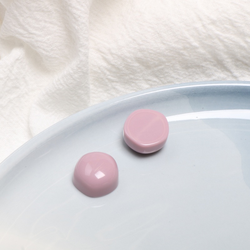 Set 10 Kẹp Tóc Bằng Resin Màu Trơn DIY Dành Cho Điện Thoại