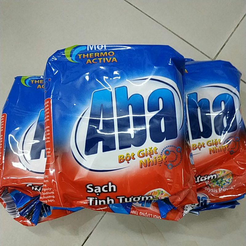 COMBO 3 GÓI BỘT GIẶT NHIỆT ABA SẠCH TINH TƯƠM 400G