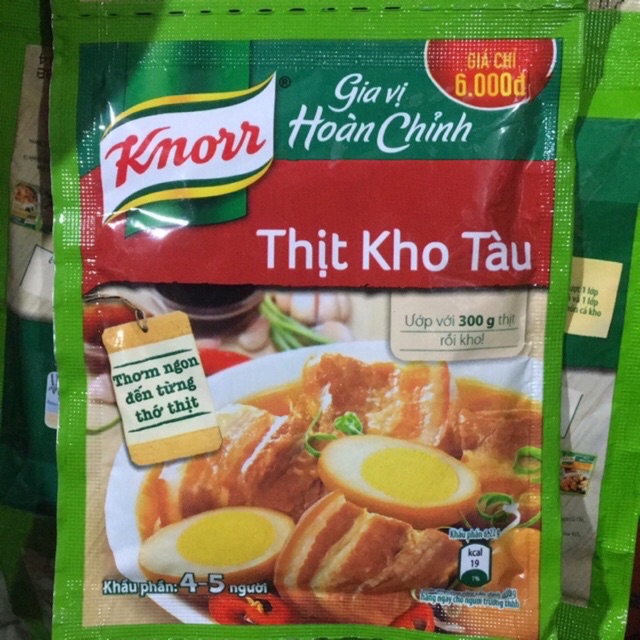 Thịt Kho Tàu - gia vị hoàn chỉnh - Knorr 28g