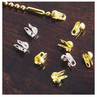 20-50-100 cái Kẹp chốt đầu dây làm vòng dạng mũ trai