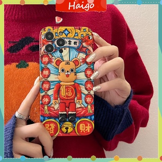 Ốp điện thoại nhựa cứng in hình hổ BEARBRICK 3D 2022 cho iPhone13 12 mini 11 PRO MAX 6/6s 7/8plus SE2 X/XS XR XSMAX #HG5015
