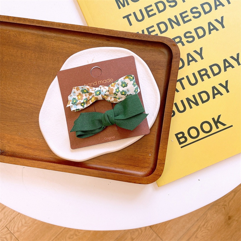 Set 2 kẹp tóc hình nơ xinh xắn cho bé gái