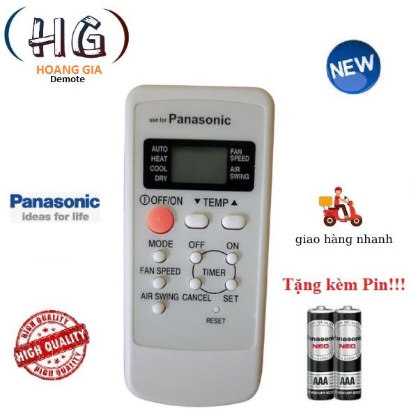 Điều khiển điều hòa Panasonic- Hàng tốt các dòng CU/CS- 9000BTU 12000BTU 18000BTU 1 chiều 2 chiều Inverter