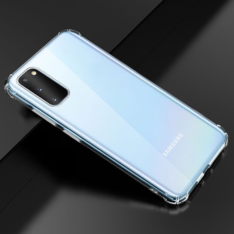 Ốp điện thoại mềm trong veo ngừa sốc cho Samsung Galaxy ss S20 Ultra S10 Lite S9 S8 Plus S10E S7 Edge S20+ S10+ S9+ S8+