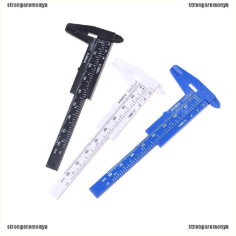 Thước Cặp Cơ Khí Mini 80mm Bằng Nhựa Chuyên Dụng