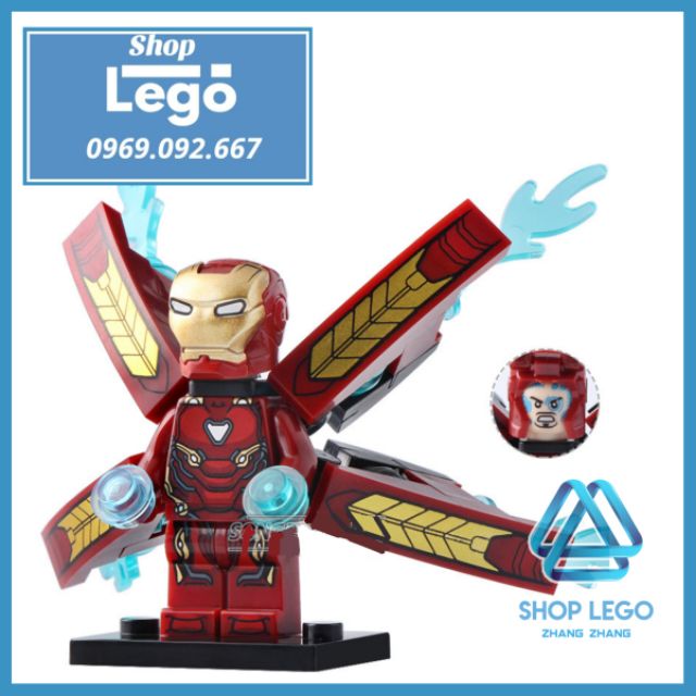 Xếp hình Iron Man MK50 - The Avengers Lego Minifigures Xinh Xh823 X0187