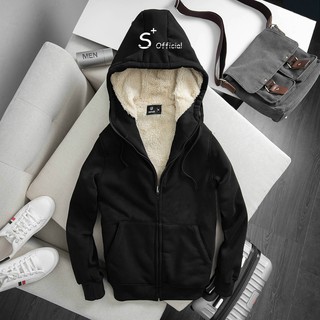 Áo nỉ hoodie nam nữ lót lông cừu ấm áp- Hàng có sẵn - Ảnh thật - Chất áo dày dặn, đường may chắc chắn