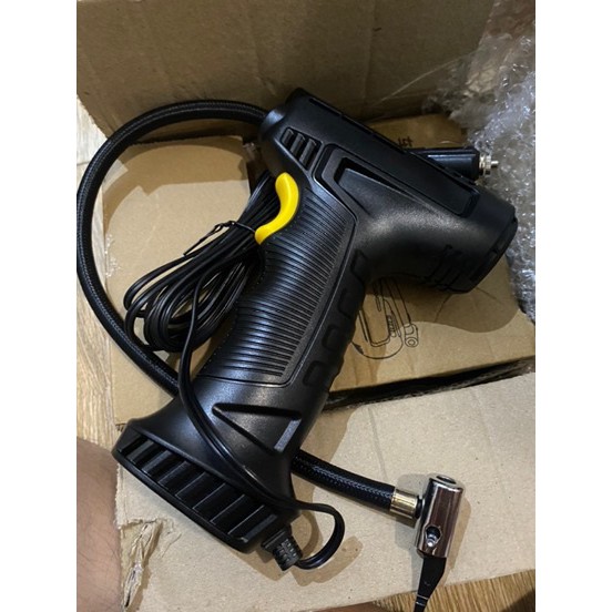 Máy bơm lốp ô tô điều chỉnh áp suất Car Air Pump, bơm bánh cho xe hơi