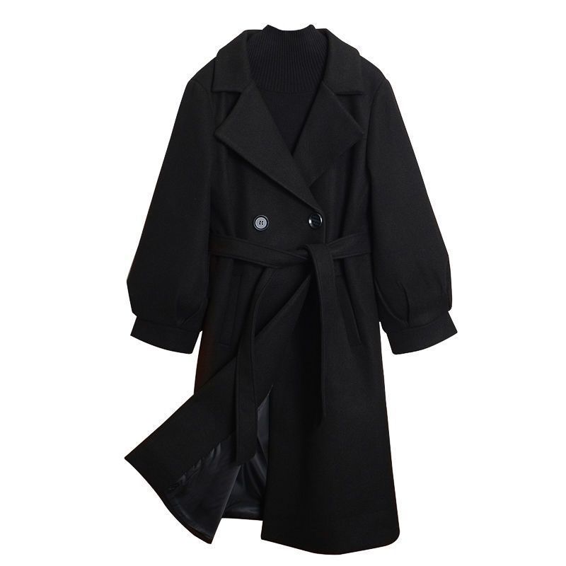 Áo khoác len dày dáng rộng thời trang cao cấp cho nữ