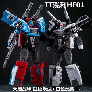 Bộ đồ chơi xe cảnh sát biến hình king kong hf01 chất lượng cao