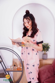 Bộ Lụa tim cam - Lửng