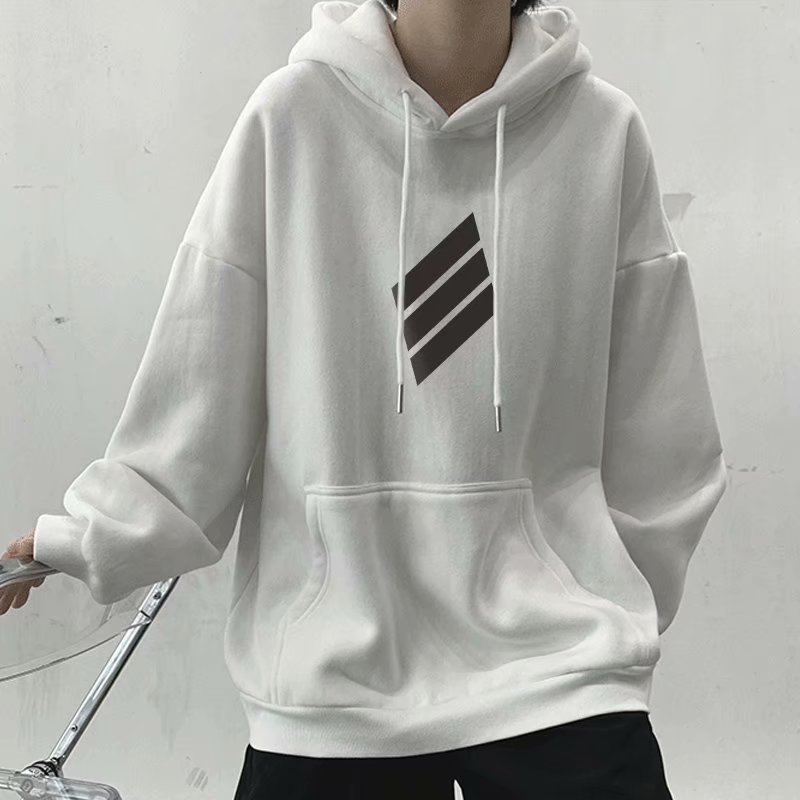 Áo hoodie tay dài dáng rộng 5 màu có size lớn M-8XL phong cách hip hop thoải mái cho nam/cặp đôi