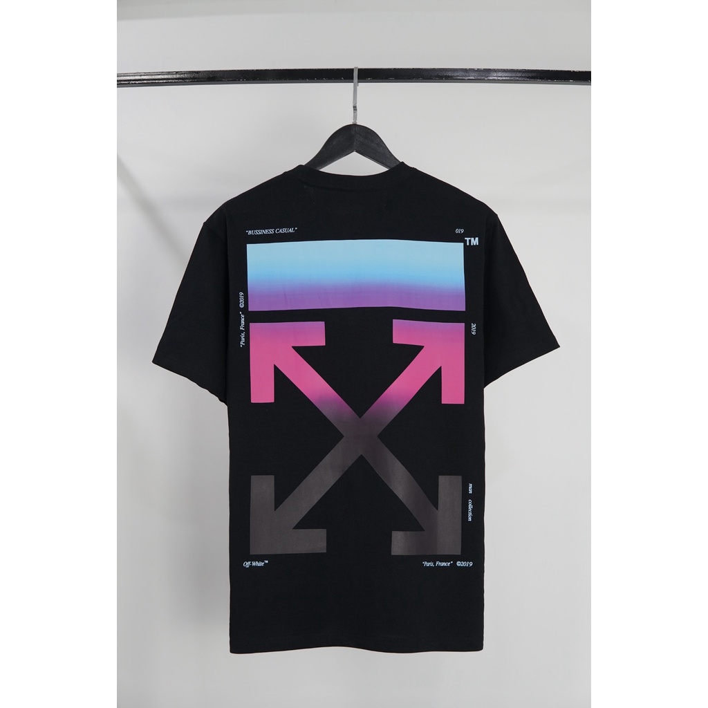 Áo thun OFF WHITE Gradient Nam Nữ - Full tem tag LikeAuth