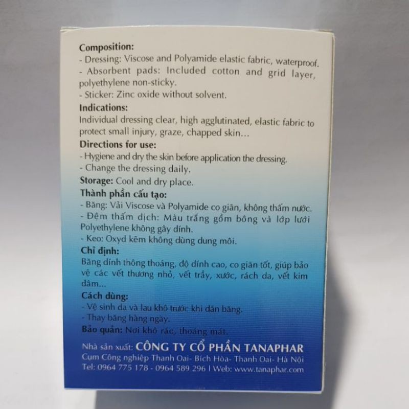 Băng dính cá nhân UGO tana_ Miếng to hộp 30 miếng
