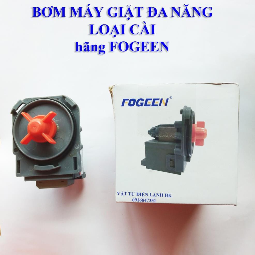 Bơm xả máy giặt cửa ngang đa năng FOGEEN - Loại cài - bắt vít (chọn đúng loại khi đặt hàng)