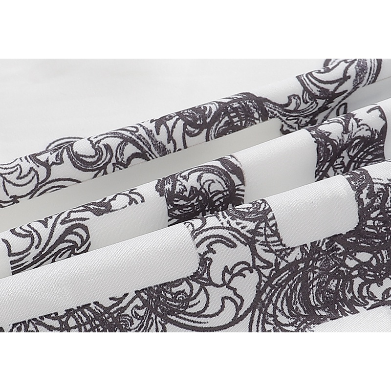 Áo Sơ Mi Ngắn Tay In Logo con Vật Cổ Điển Thoải Mái Thời Trang Sáng Tạo