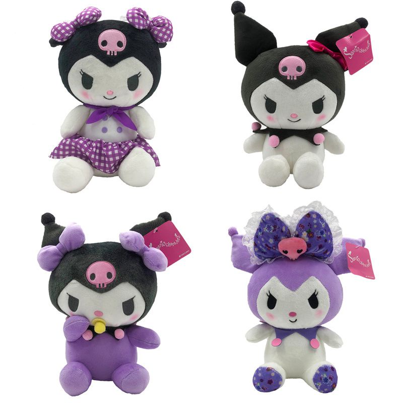 Búp Bê Nhồi Bông Kuromi 20cm Dễ Thương