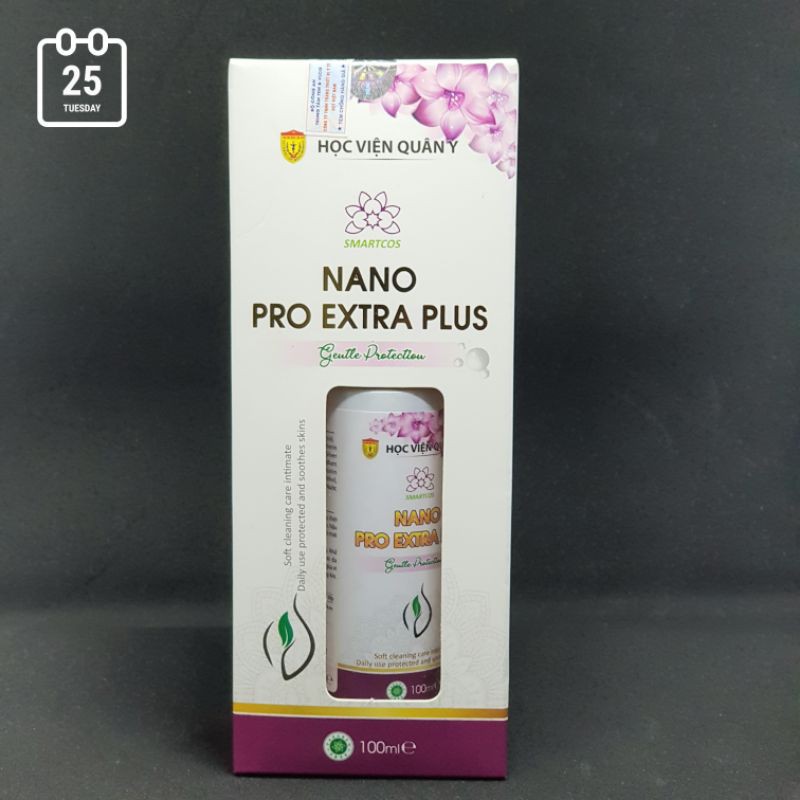 Dung dịch xịt phụ khoa Nano pro extra Plus học viện quân y