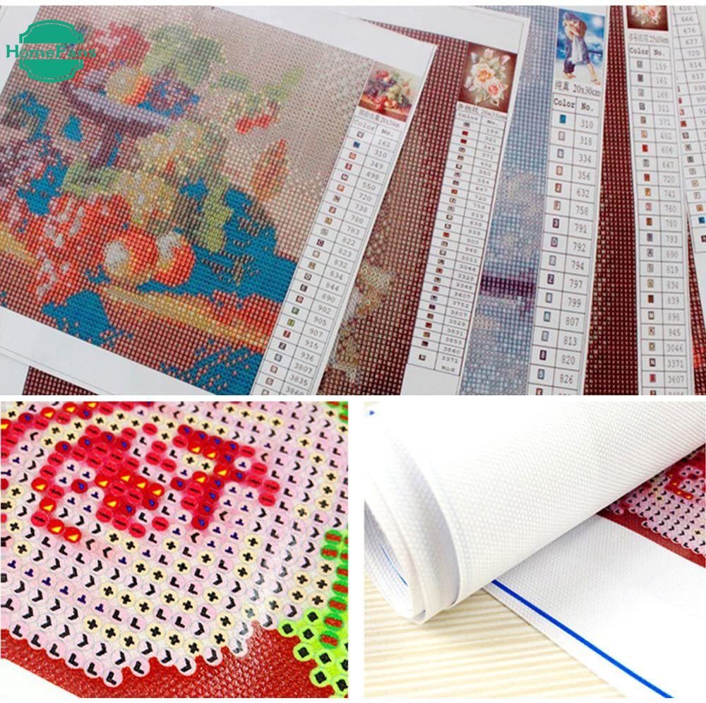 Bộ Tranh Đính Đá 5D Họa Tiết Công Chúa Cổ Tích Độc Đáo DIY Kích Thước 30x30cm