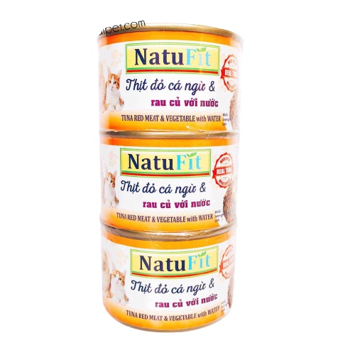 Pate NatuFit cho chó mèo - Cá Ngừ và nhiều vị