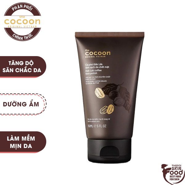 Kem Tẩy Da Chết Chiết Xuất Cà Phê Đắk Lắk Cocoon Dak Lak Coffee Face Polish 150ml