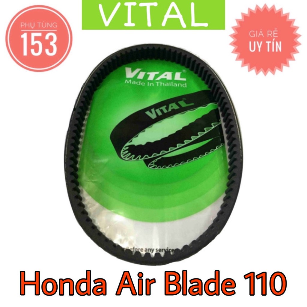 Dây Curoa Air Blade 110 hiệu Vital (Thái Lan) - Dây curoa xe tay ga - PHỤ TÙNG 153